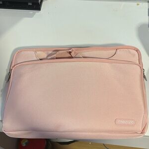 Mosiso Pink Laptop Sleeve with Front Pocket